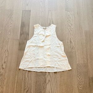 White Silk Top